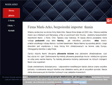 Tablet Screenshot of mark-arko.pl